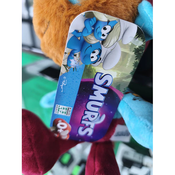 Peluche Smurfs the Movie Ken Smurf 32cm 4