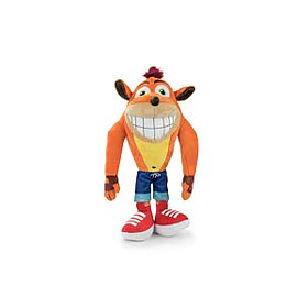 Peluche Crash Bandicoot SD Sorridente Edição 25 Anos 33cm