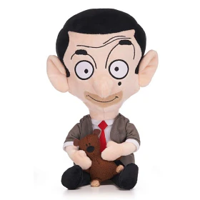 Peluche Mr Bean + Teddy 33cm - Novo modelo 2026