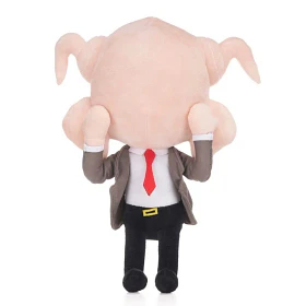 Peluche Mr Bean com o perú na cabeça 30cm