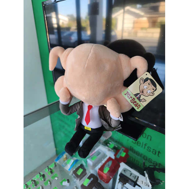 Peluche Mr Bean com o perú na cabeça 30cm 5