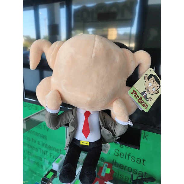 Peluche Mr Bean com o perú na cabeça 30cm 6