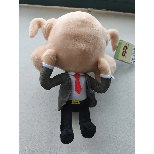 Peluche Mr Bean com o perú na cabeça 30cm 10