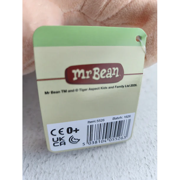 Peluche Mr Bean com o perú na cabeça 30cm 11