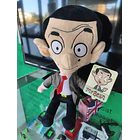 Peluche Mr Bean com mala de viagem 33cm 2