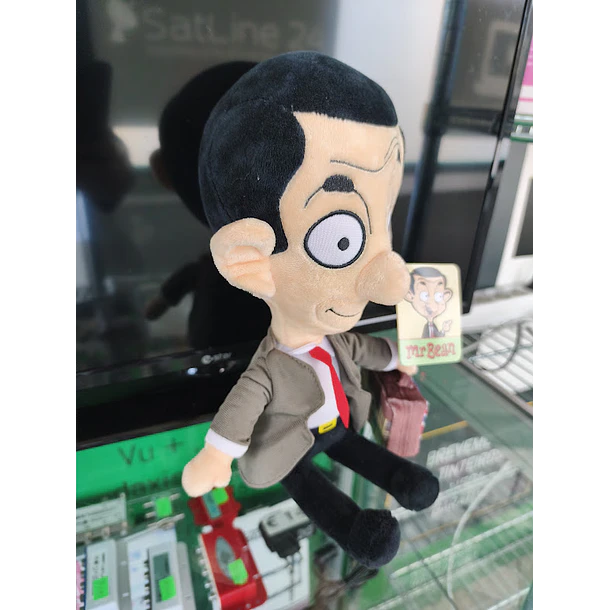 Peluche Mr Bean com mala de viagem 33cm 4