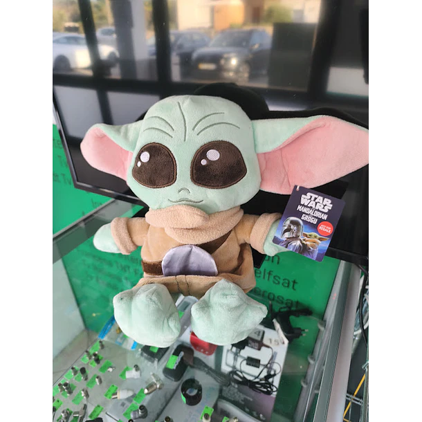 Peluche Star Wars Mandalorian & Grogu Grogu Olhos Abertos 31cm 2