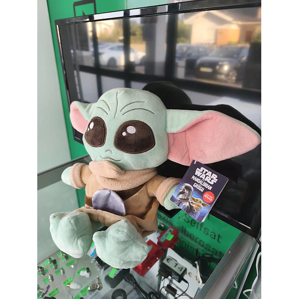Peluche Star Wars Mandalorian & Grogu Grogu Olhos Abertos 31cm 3