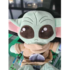 Peluche Star Wars Mandalorian & Grogu Grogu Olhos Abertos 31cm 4