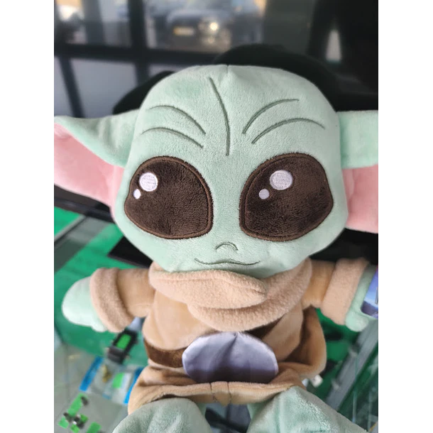 Peluche Star Wars Mandalorian & Grogu Grogu Olhos Abertos 31cm 4