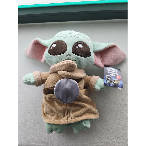 Peluche Star Wars Mandalorian & Grogu Grogu Olhos Abertos 31cm 6