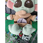 Peluche Star Wars Mandalorian & Grogu Grogu Olhos Abertos 31cm 8