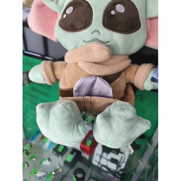 Peluche Star Wars Mandalorian & Grogu Grogu Olhos Abertos 31cm 8
