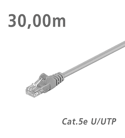Goobay Patch Cord Cat.5e U/UTP Cinza 30 metros