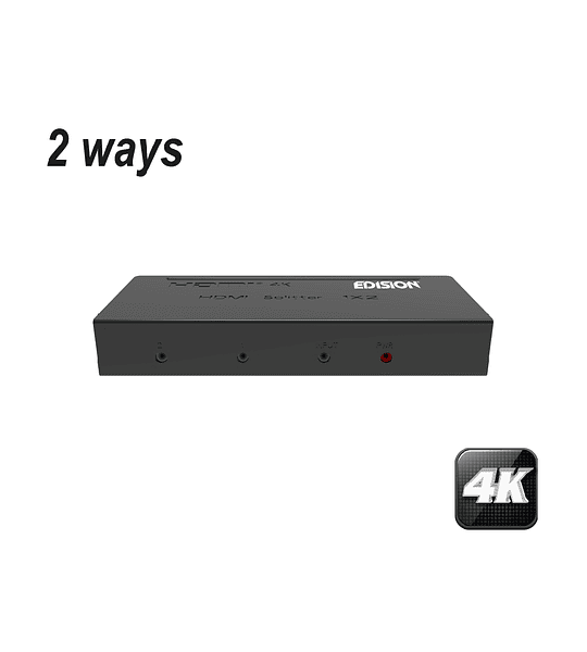 EDISION 4K HDMI Splitter 1x2