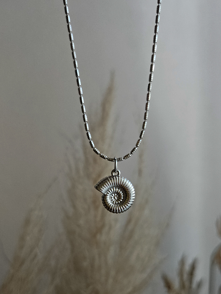 Collar caracola silver 1