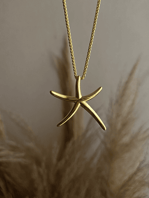 Collar de estrella de mar gold
