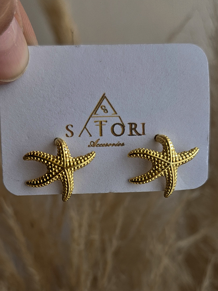 Aros estilo topo de estrella de mar 1