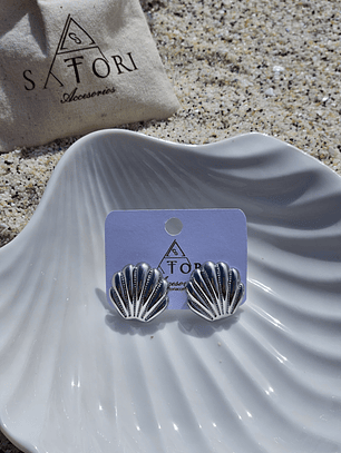 Aros almeja silver