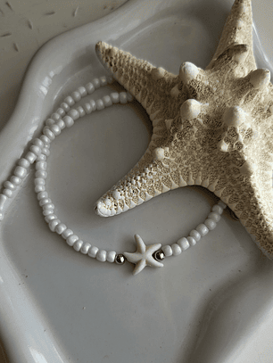 Chocker Mostacillas de mar silver 