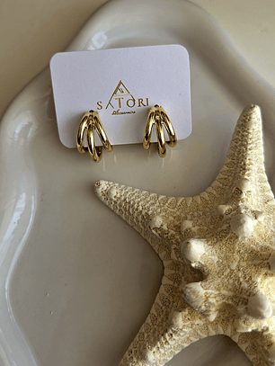 Triple argollas talla s