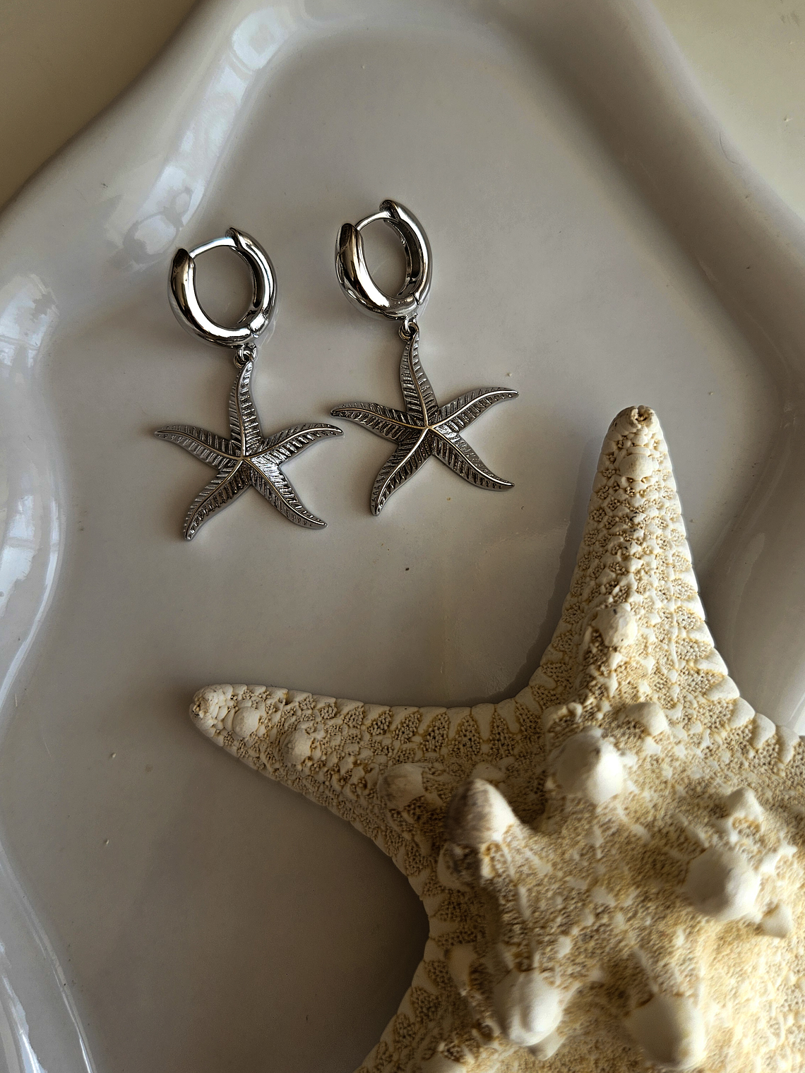 aros estrellas de mar silver 1