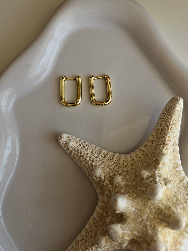 Argolla cruadrada talla  s 1