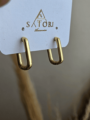 Argolla cruadrada talla  s