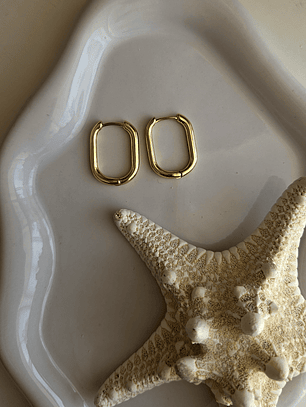 Argolla cuadrada talla M