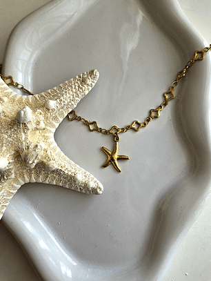 Tobillera estrella marina