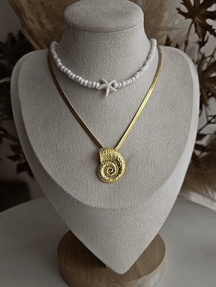 Collar cinta caracol