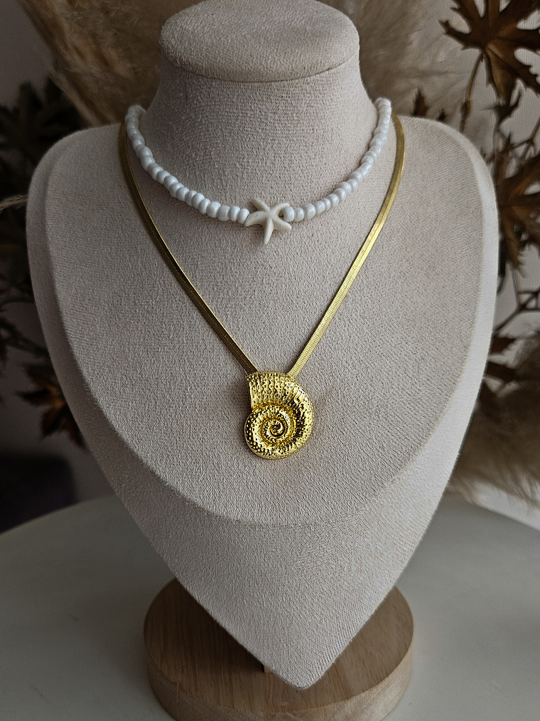 Collar cinta caracol 2