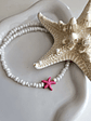 Collar estilo Chocker estrella fucsia - Miniatura 1