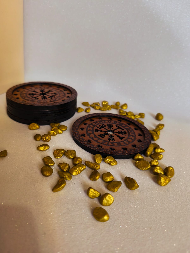 Set 6 Porta Vasos Personalizados 3