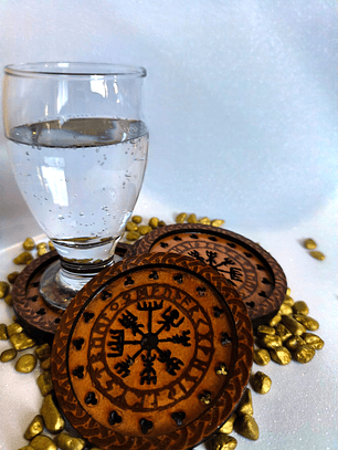 Set 6 Porta Vasos Personalizados