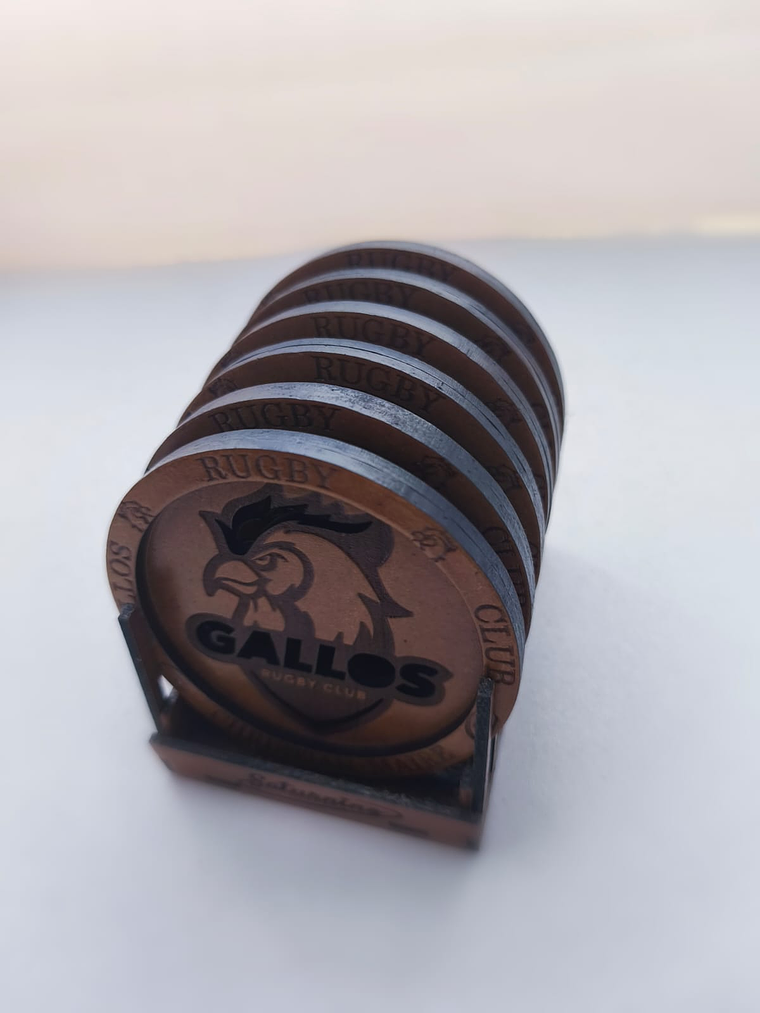 Set 6 Porta Vasos Personalizados 5