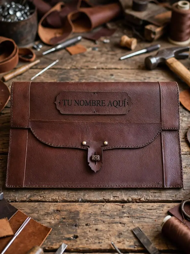 Sleeve / Bolso de Cuero 100% 1