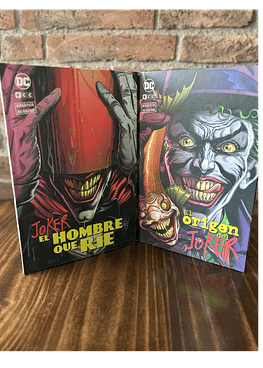 Coleccionable Joker: Biografía no autorizada vol. 01 de 10: El origen del Joker y vol. 02 de 10: El hombre que ríe