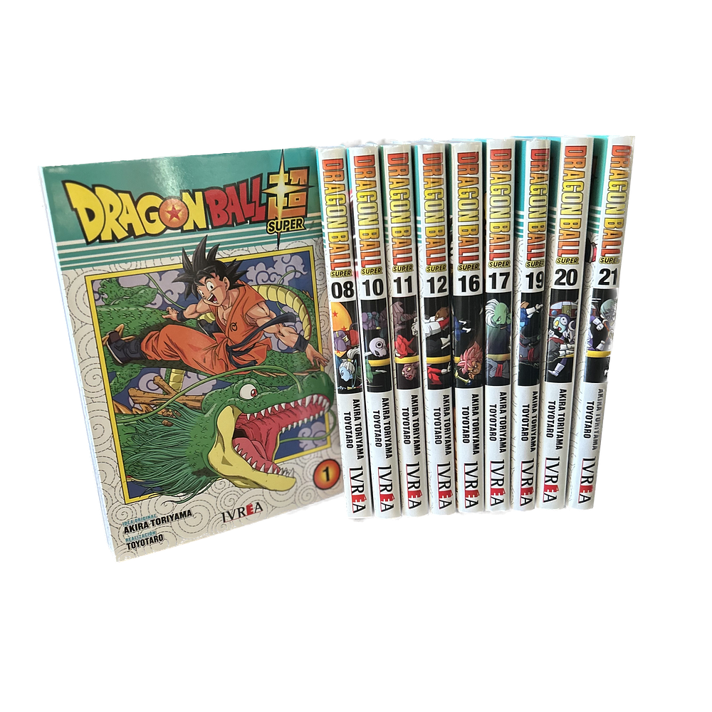 Pack Dragon Ball Super (1, 8, 10, 11, 12, 16, 17, 19, 20, 21)