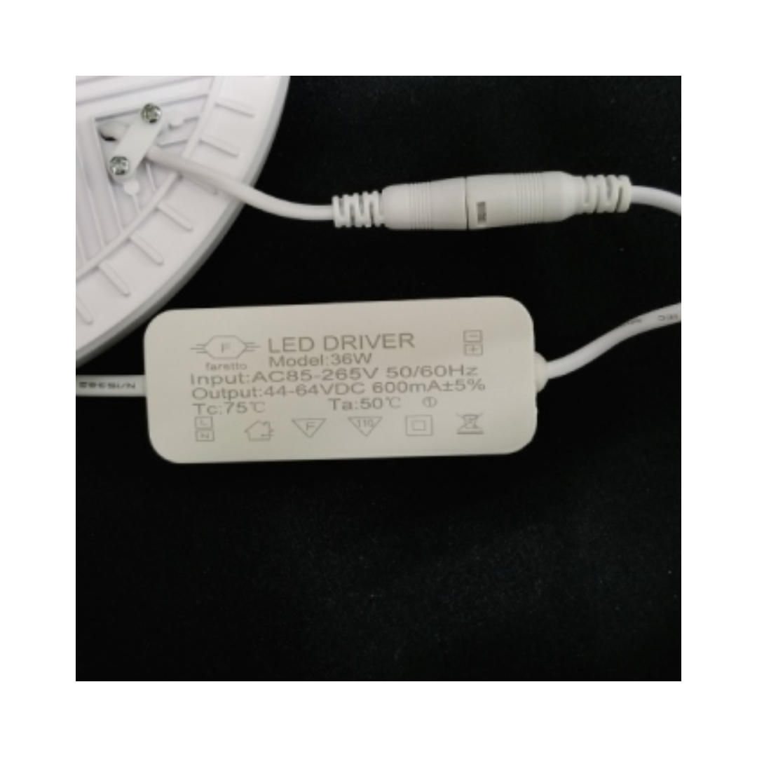 Embutido redondo sin Borde Framless 36W Luz Fría  3