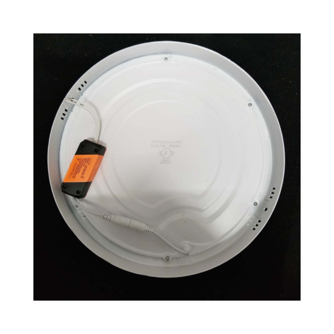 Plafón Sobrepuesto Redondo 24W Luz Fría Faretto 2
