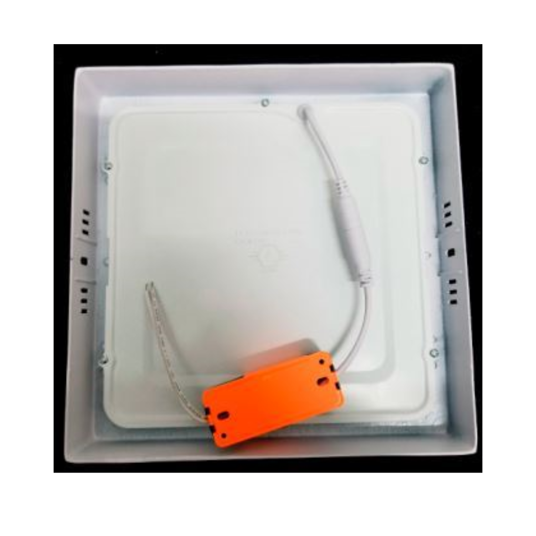 Plafón Sobrepuesto Cuadrado 24W Luz Fría Faretto 2