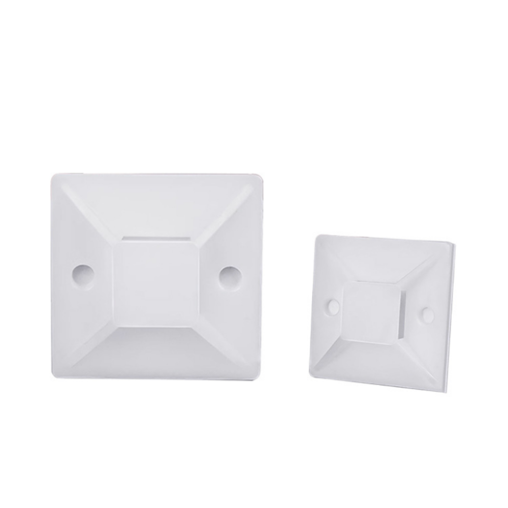 BASE ADHESIVA PARA AMARRA CABLE 20 x 20 mm 1