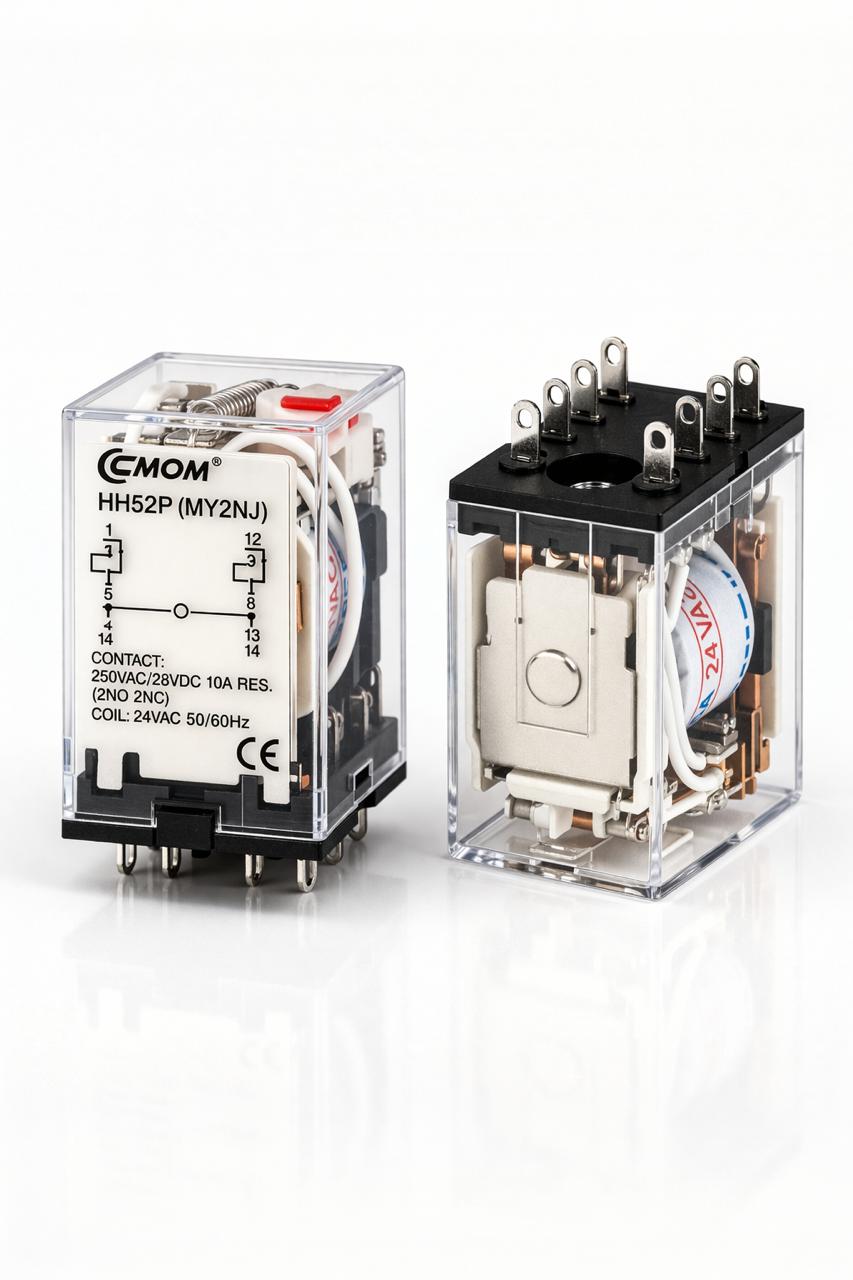 Relé Miniatura 220Vca 5A 2Na+2Nc C/Led  1