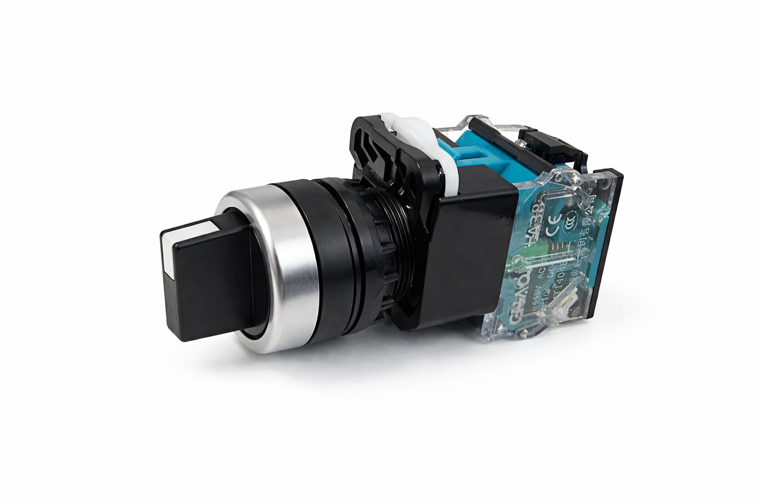 Selector 2 Posiciones 22Mm 1Na+1Nc 1