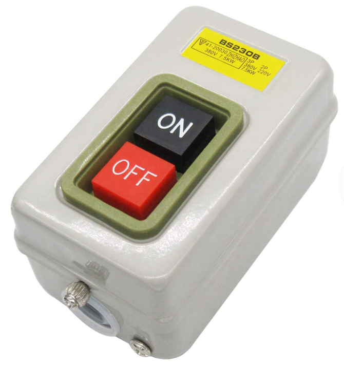 Interruptor Partir-Parar Metálico 20A (3.7kW) Bs230-B 1