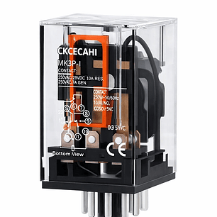 Relé Undecal 220vac 10a 3na+3nc