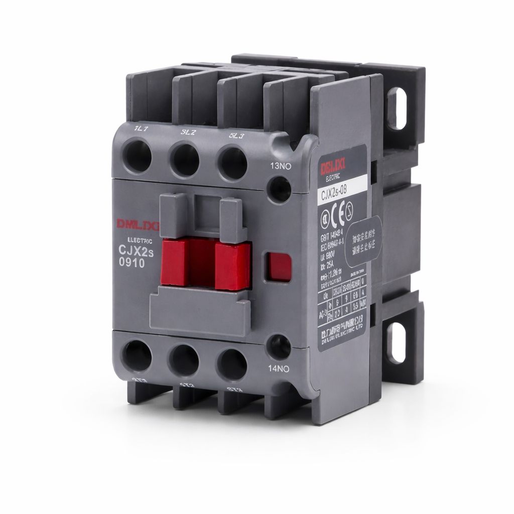 Contactor Trifásico 18A CJX2-1811, Bobina 220 Vac 50 Hz 1na+1nc 1
