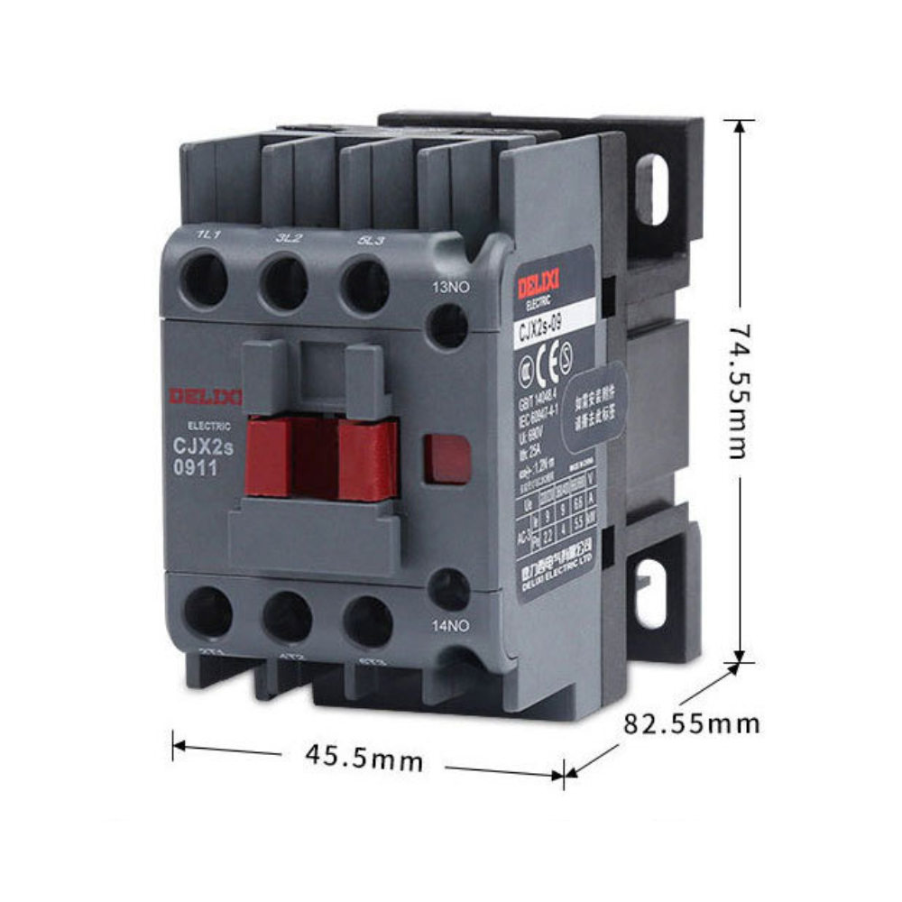 Contactor de potencia trifásico  CJX2-09  2