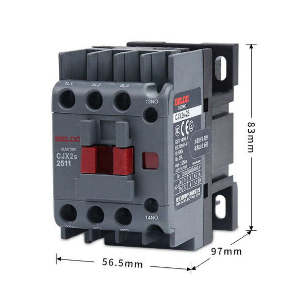 Contactor de potencia trifásico  CJX2-25 2